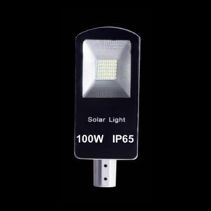 Metal & Glass 100w Solar Semi Integrated Street Light