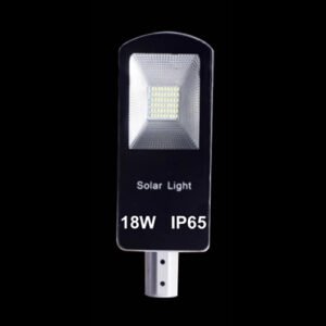 18w Solar Semi Integrated Street Light - Metal & Glass, Customized Size, Manual Switch, Warranty Included