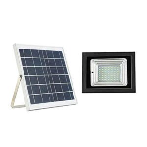 50w Solar Flood Light - Metal & Plastic, Built-in Lifepo4 Battery, Manual Switch, Customizable Size, Warranty Included