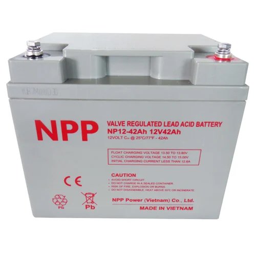 N Pp Lead Acid Battery - 42 Ah - Battery Capacity: 30 A 50ah Ampere-hour (Ah)